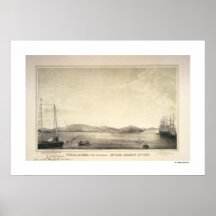 Yerba Buena (now San Francisco) Spring 1837 Poster