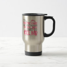 Yes Fake and Spectacular - Breast Cancer Coffee Mug