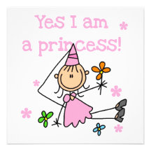 Yes I am a Princess Custom Invitations