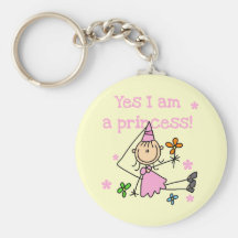 Yes I am a Princess Key Chain