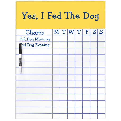 Free Printable Dog Feeding Schedule Template