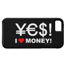 Yes! I love money! iPhone 5 Cases