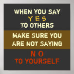 Yes & No ~ 12X12 Poster posters