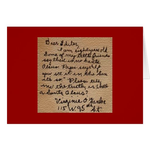 Yes, Virginia Christmas Card