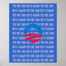 YESWECAN DOITAGAIN Obama poster