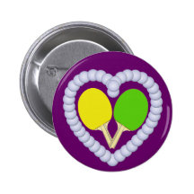 YG Ping Pong Paddle Heart