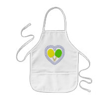 YG Ping Pong Paddle Heart Apron