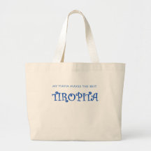 YIAYIA/TIROPITA CANVAS BAG