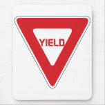 Yield Sign Mousepad