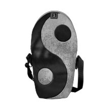 Yin and Yang Courier Bag