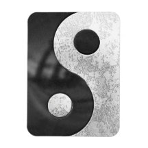Yin and Yang Rectangular Magnet