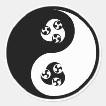 Yin Yang Anime Stickers