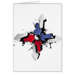 Yin Yang Arrows Card