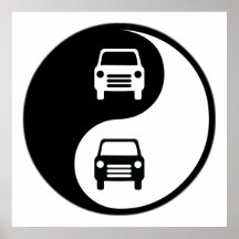 Yin Yang Auto Body Posters