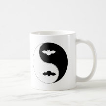Yin Yang Bat Coffee Mug