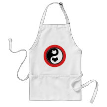 Yin Yang Cat Dog Apron