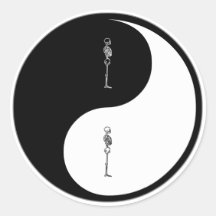 Yin Yang Chiropractic Stickers