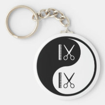 Yin Yang Cosmetology Keychains