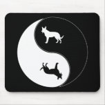 Yin Yang Dog Mousepads
