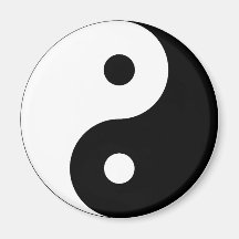 Yin Yang Fridge Magnets