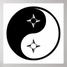Yin Yang Geography Print