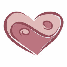 yin yang heart photo cut outs