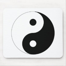 Yin Yang Mouse Pad