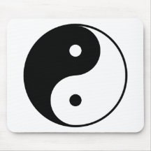 Yin Yang Mouse Pads