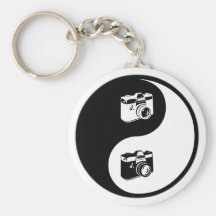 Yin Yang Photography Keychain