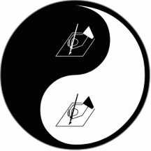 Yin Yang Poetry Photo Cutout