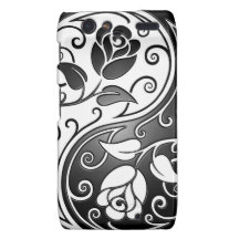 Yin Yang Roses Droid RAZR Cases