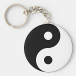 Yin Yang Symbol Keychain