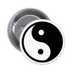 Yin Yang Symbol Pinback Buttons