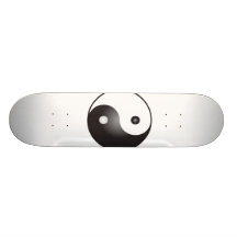 Yin Yang Symbol: Skateboard