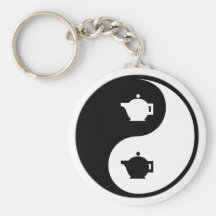 Yin Yang Tea Keychains