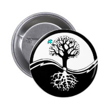 Yin Yang Tree Pins