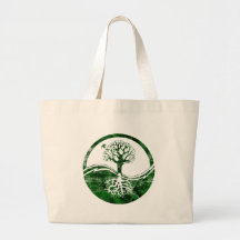 Yin Yang Tree Tote Bag