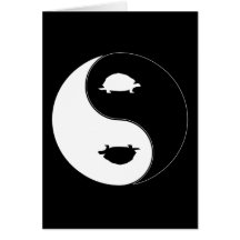 Yin Yang Turtle Card