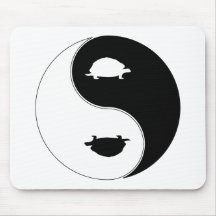 Yin Yang Turtle Mousemats