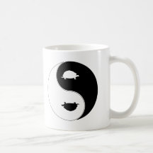 Yin Yang Turtle Mugs