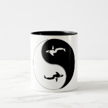 Yin Yang Whale Mugs