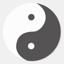 Ying Yang Sticker