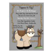 Yippee Ki Yay Birthday Party Invitation