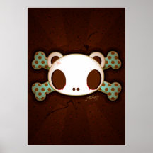 Yo Amo La Leche "Panda Skull" Print
