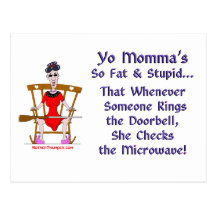Yo Momma # 08 Postcard
