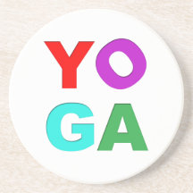 Yoga Beverage Coasters