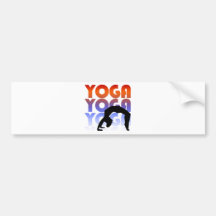yoga bumper stickers