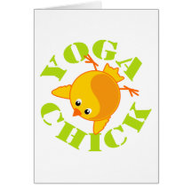 Yoga Chick Card