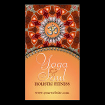 Yoga Holistic Crystal Energy NewAge Business Cards business cards