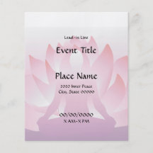 Yoga Lotus Small Event Flyer